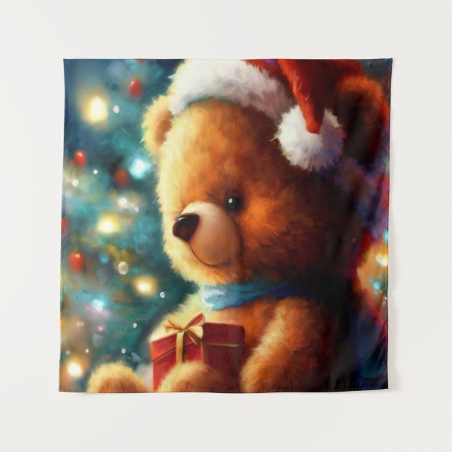 Tapiz Navidades Teddy Bear 3 (Anverso)