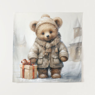Tapiz Navidades Teddy Bear Tapestry