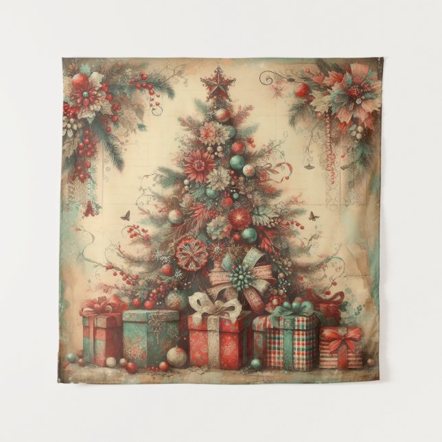 Tapiz Navideño Vintage (Anverso)