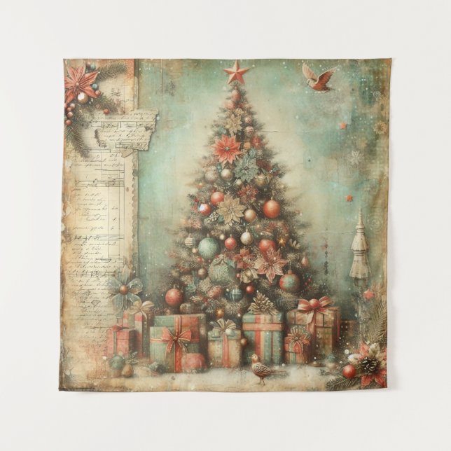 Tapiz Navideño Vintage (Anverso)