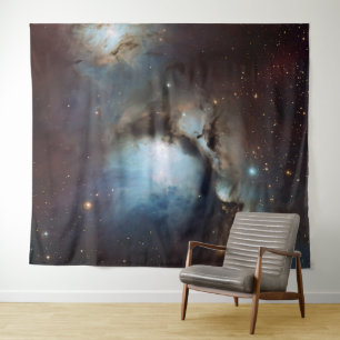 Tapiz Nebulosa Orión Astronomía azul marrón beige cielo 