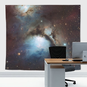 Tapiz Nebulosa Orión Astronomía azul marrón beige cielo 