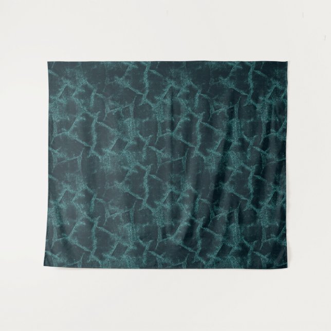 Tapiz Negro y turquesa texturizado  (Anverso (horizontal))