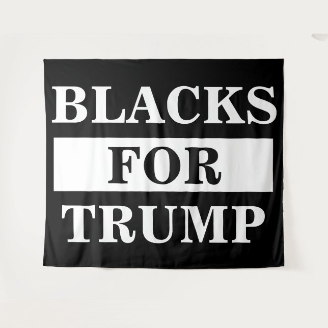 Tapiz Negros Para Trump (Anverso (horizontal))