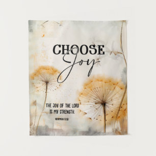 Tapiz Nehemías 8:10 Alegría del Señor Biblia Dandelion