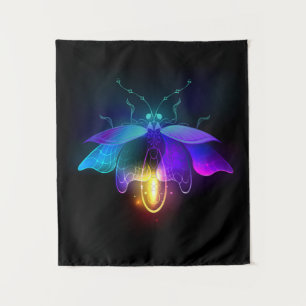 Tapiz Neon Firefly en negro