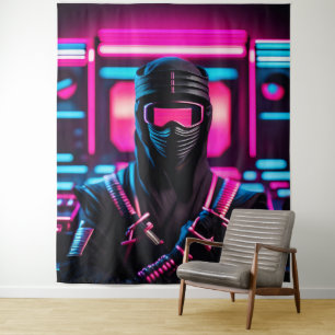 Tapiz neon ninja