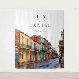 Tapiz New Orleans Wedding Photo Backdrop