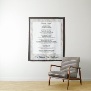 Tapiz Nicene Creed Tapestry Decoración Cristiana