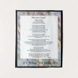 Tapiz Nicene Creed Tapestry Decoración Cristiana Credo