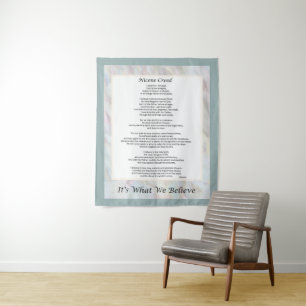 Tapiz Nicene Creed Tapestry Decoración Pared