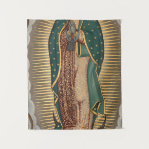 Tapiz Nicolas Enrquez La Virgen De Guadalupe Con La F