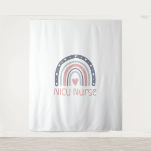Tapiz NICU Enfermera Boho Rainbow NICU Enfermeras Regalo