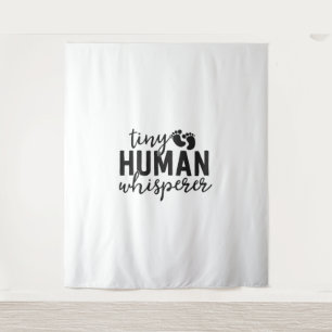 Tapiz NICU Enfermeras Regalos Tiny Human Whisperer Neona