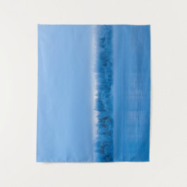 Tapiz Niebla misteriosa sobre el nevado lago Bohinj, Esl