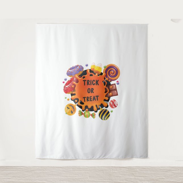 Tapiz niños de halloween (Anverso)