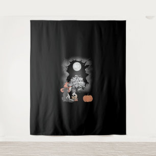 Tapiz Niños místicos de halloween gato de cuento de hada