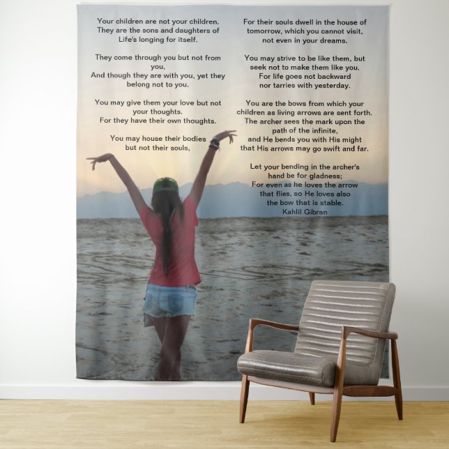 Tapiz Niños por Kahlil Gibran (In situ)