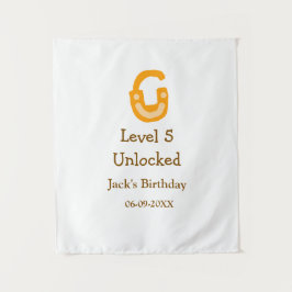 Tapiz Nivel 5 desbloqueado cerradura naranja marrón feli