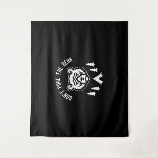 Tapiz No Golpeen El Camping De La Caza De Osos