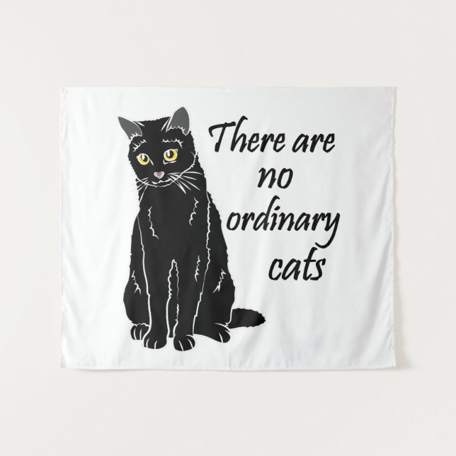 Tapiz No Hay Gatos Ordinarios (Anverso (horizontal))
