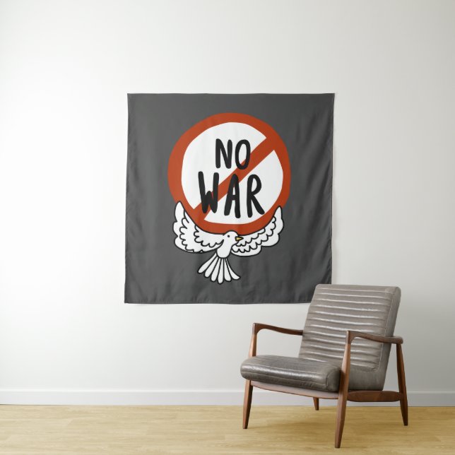 Tapiz No hay guerra con la paloma (In situ)
