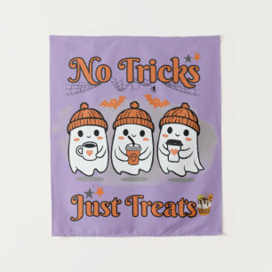 Tapiz No hay trucos que solo trate a Halloween