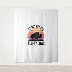 Tapiz No Mascota A Las Vacas Fluffy Vintage Retro Me