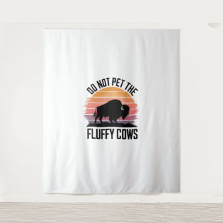Tapiz No Mascota A Las Vacas Fluffy Vintage Retro Me