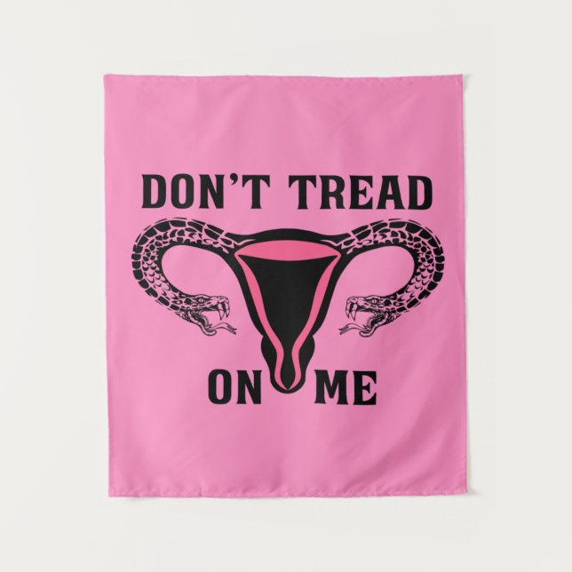 Tapiz No me enseñes Uterus (Anverso)