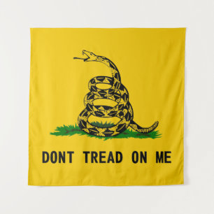 Tapiz no pisar la bandera usa símbolo snake historia de