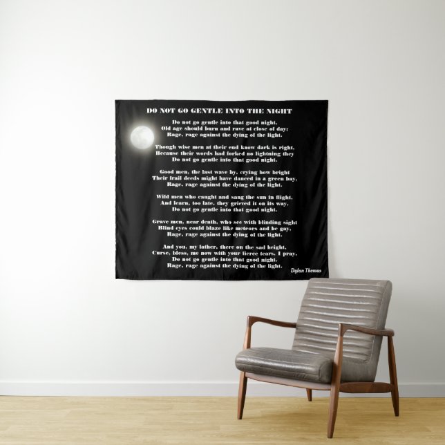 TAPIZ NO VAYAS A LA NOCHE  (In situ (horizontal))