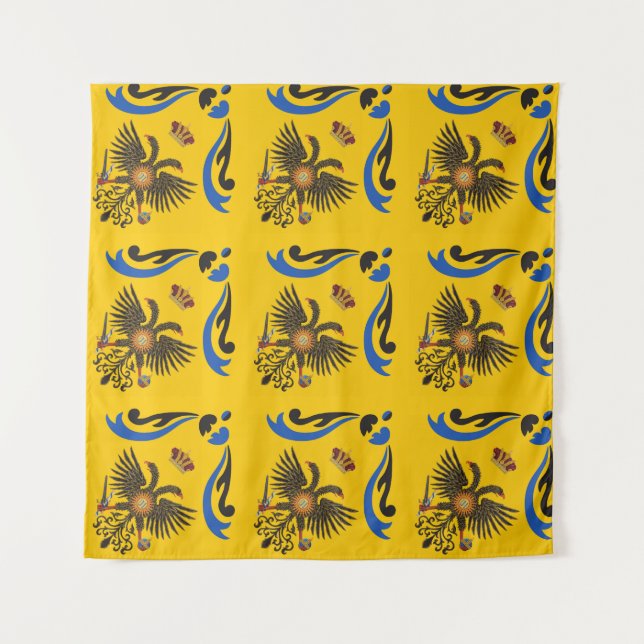 Tapiz Nobile Contrada dell'Aquila Palio di Siena (Águila (Anverso)