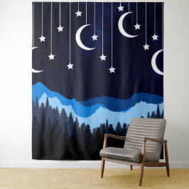 Tapiz Noche con retrato de la luna