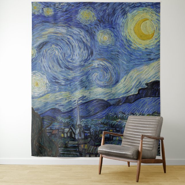 Tapiz "Noche estrellada" por Van Gogh (In situ)