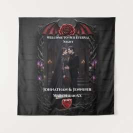 Tapiz Noche Eterna Bodas Góticas de Vampire Romance Oscu