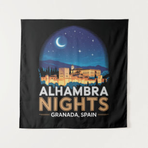 Tapiz Noches de la Alhambra - Granada España Viaje Arte