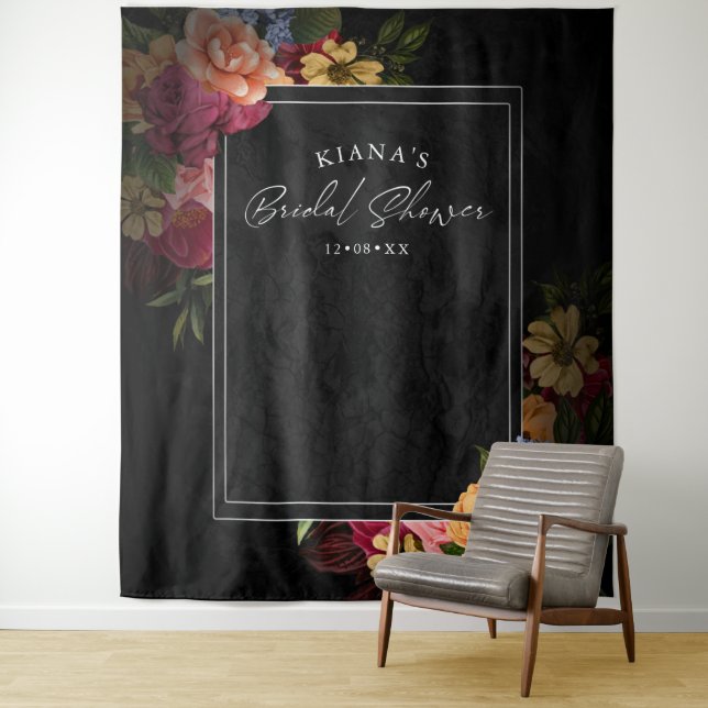 Tapiz Noches Sensuales Florales Invitación de Boda para  (In situ)