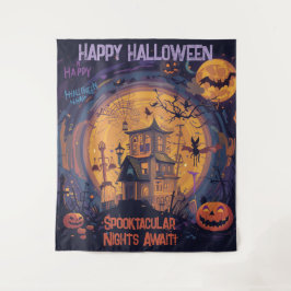 Tapiz ¡Noches Spooktaculares Esperan!