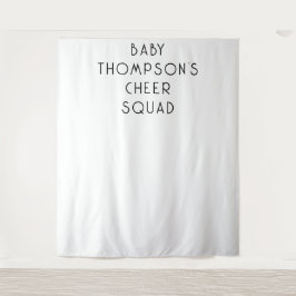 Tapiz Nombra del bebé Cheer Squad Fotografía fondo