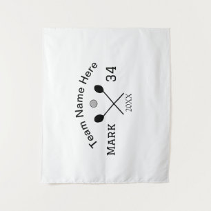 Tapiz Nombre del equipo aquí añadir número de nombre bol