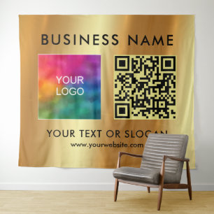 Tapiz Nombre del logotipo comercial del personalizado Có