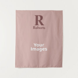 Tapiz Nombre inicial/primero/familia del Rosa de canela