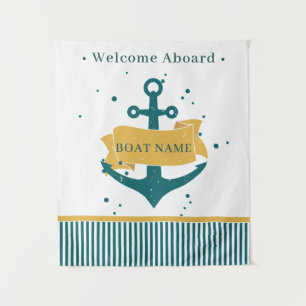 Tapiz Nombre Nautical Personalised Boat