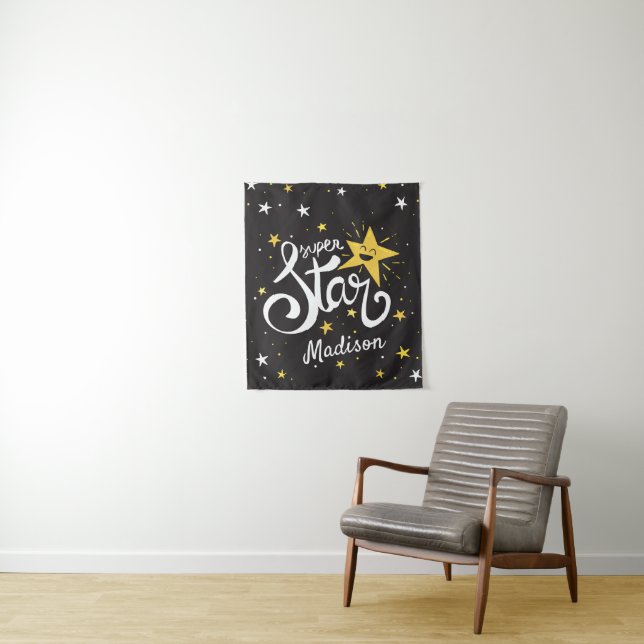 Tapiz Nombre personalizado Superstar (In situ)