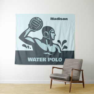 Tapiz Nombre Personalizado Water Polo