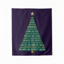 Nombres de Jesús Árbol de Navidad