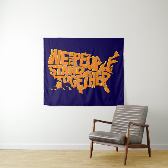 Tapiz Nosotros, el pueblo, unidos (In situ (horizontal))