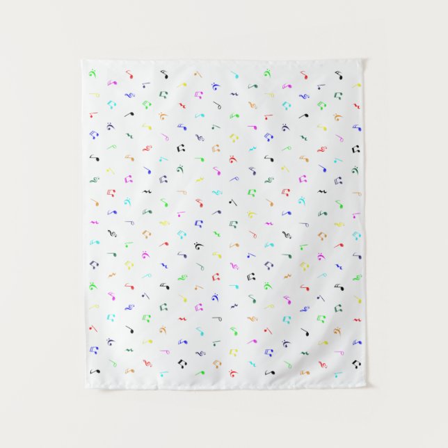 Tapiz Notas musicales (Anverso)