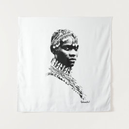 Tapiz Novia Boda tribal